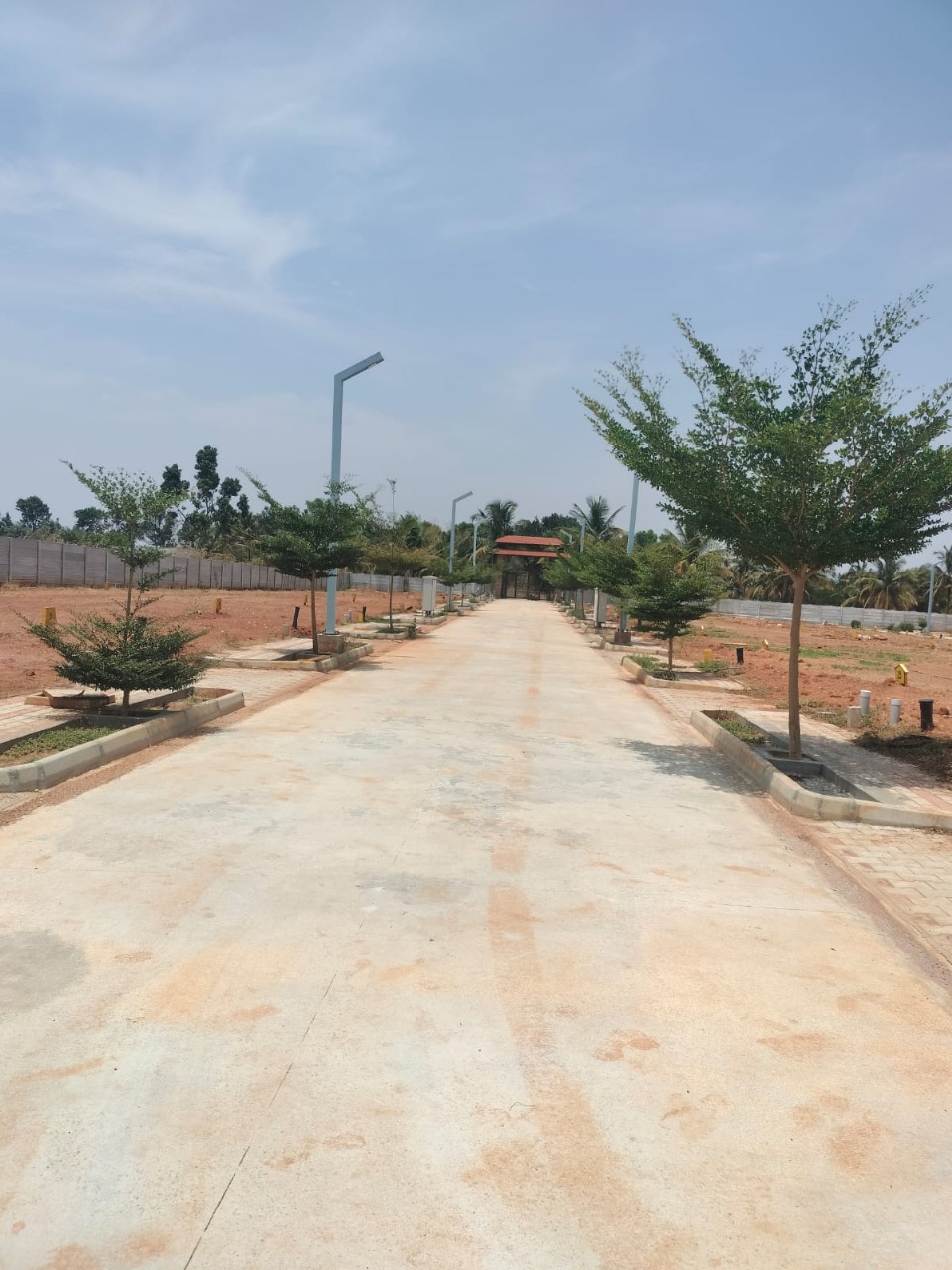 30-feet wide internal roads